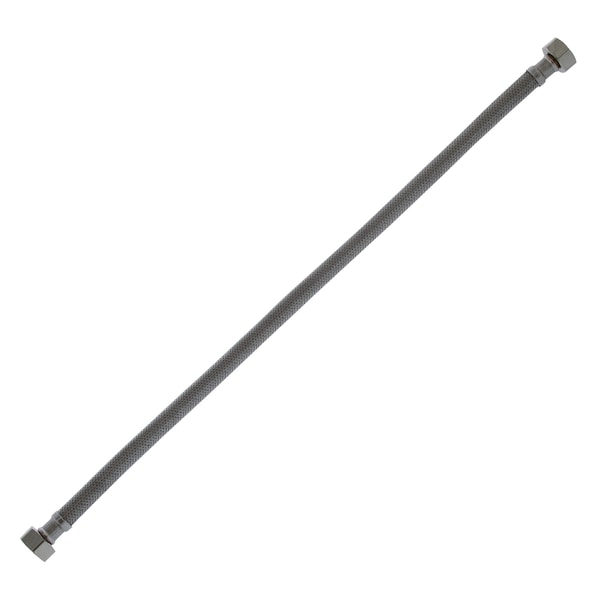 Jones Stephens 1/2in. FIP x 1/2in. FIP x 20in Braided Stainless Steel Faucet Connector S04213 - main